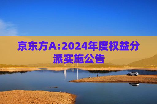 京东方A:2024年度权益分派实施公告