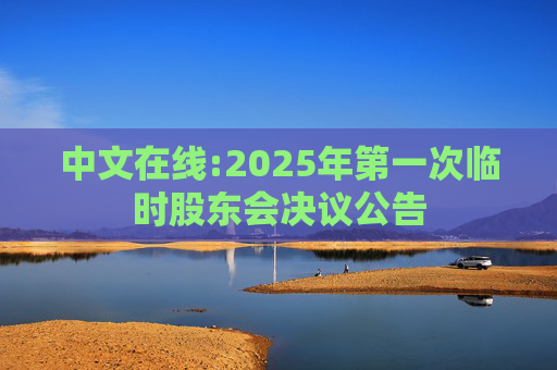 中文在线:2025年第一次临时股东会决议公告