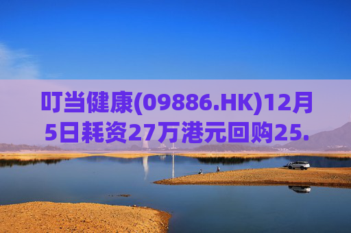 叮当健康(09886.HK)12月5日耗资27万港元回购25.5万股