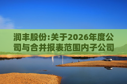 润丰股份:关于2026年度公司与合并报表范围内子公司相互担保的公告