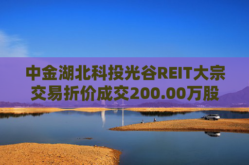 中金湖北科投光谷REIT大宗交易折价成交200.00万股