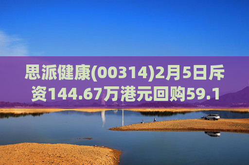 思派健康(00314)2月5日斥资144.67万港元回购59.14万股