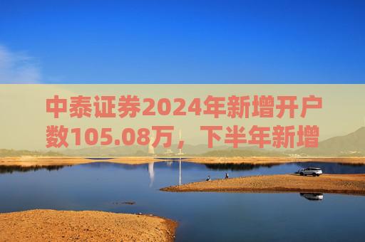 中泰证券2024年新增开户数105.08万，下半年新增开户43.1万环比降幅超30%  第1张