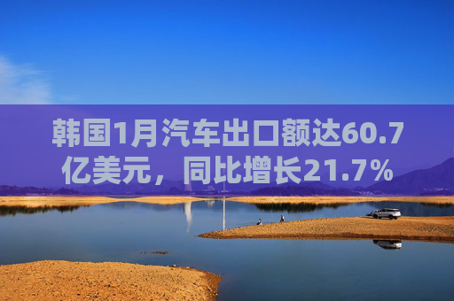 韩国1月汽车出口额达60.7亿美元，同比增长21.7%