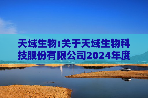 天域生物:关于天域生物科技股份有限公司2024年度营业收入扣除情况的专项审核报告  第1张