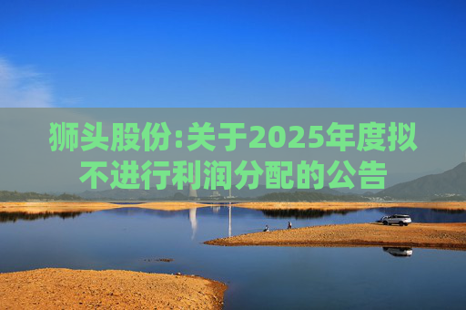 狮头股份:关于2025年度拟不进行利润分配的公告