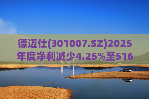 德迈仕(301007.SZ)2025年度净利减少4.25%至5168.45万元  拟10派0.7元