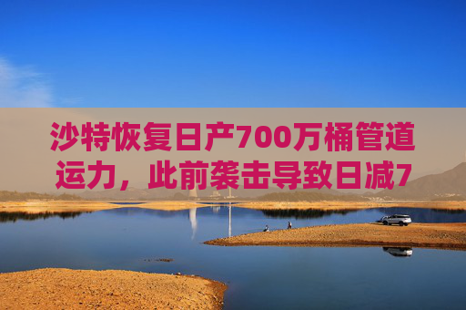沙特恢复日产700万桶管道运力，此前袭击导致日减70万桶