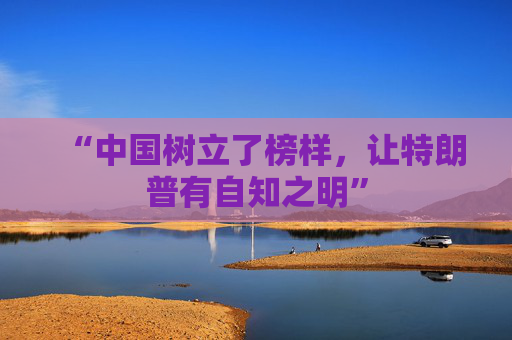 “中国树立了榜样，让特朗普有自知之明”  第1张