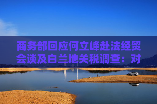 商务部回应何立峰赴法经贸会谈及白兰地关税调查：对对话磋商持开放态度
