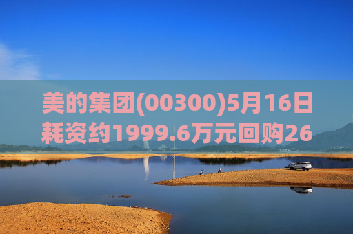 美的集团(00300)5月16日耗资约1999.6万元回购26.21万股A股