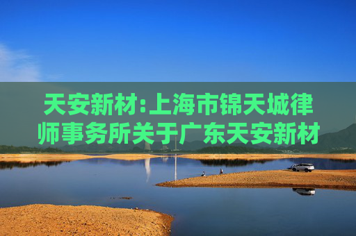 天安新材:上海市锦天城律师事务所关于广东天安新材料股份有限公司差异化权益分派的法律意见书