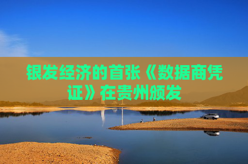 银发经济的首张《数据商凭证》在贵州颁发
