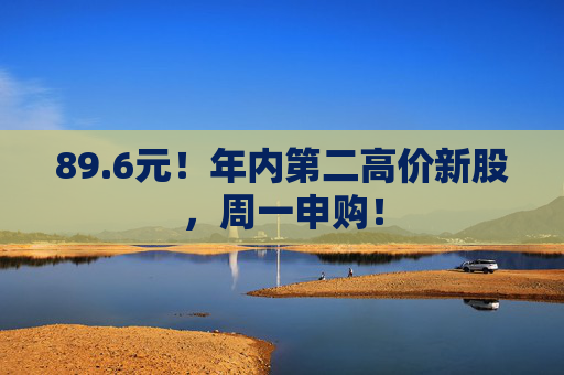 89.6元！年内第二高价新股，周一申购！  第1张