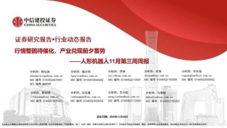 中信建投：人形机器人行情整固待催化 产业兑现前夕蓄势