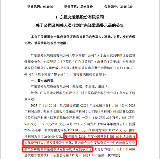 星光股份自4月29日起将被实施退市风险警示，4月28日停牌一天  第4张