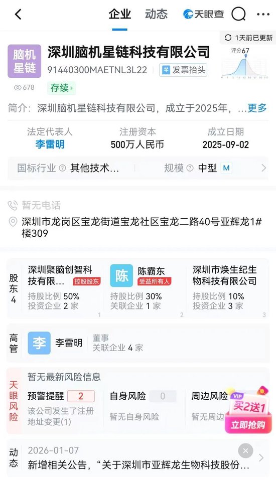亚辉龙开盘跳水，宣布跨界脑机接口不到2日，被监管警示  第3张